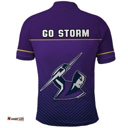 Storm Rugby 2023 Polo Shirt Purple Sporty Go Storm - Tee Aussie