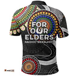 Panthers Rugby Polo Shirt NAIDOC 2023 Aboriginal Amazing Aussie