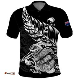 New Zealand Kiwi Rugby Polo Shirt - Tee Aussie