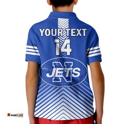 Custom Text And Number Newtown Rugby Polo Shirt Jets Sporty Style Tee Aussie
