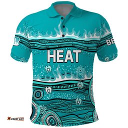 Australia Heat Cricket Polo Shirt Indigenous 2023