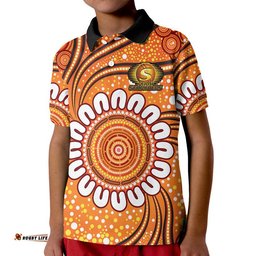 Perth Scorchers Cricket Polo Shirt Aboriginal Amazing Aussie