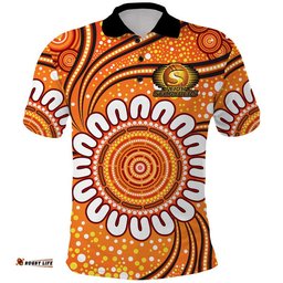 Perth Scorchers Cricket Polo Shirt Aboriginal Amazing Aussie