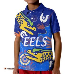 Custom Text And Number Parramatta Eels NAIDOC Week Polo Shirt Torres Strait Eels Aboriginal Amazing Aussie