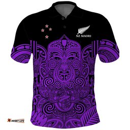 New Zealand Tiki Rugby Polo Shirt NZ Maori Koru Pattern Ver.04 Amazing Aussie