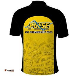 Aotearoa Netball Polo Shirt Central Pulse 2023 ANZ Premiership Amazing Aussie