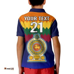 Custom Personalised Sri Lanka The Lions Cricket Men's T20 World Cup Polo Shirt Amazing Aussie