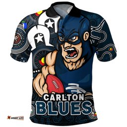 Amazing Aussie Carlton NAIDOC Spirit Of Country Polo Shirt