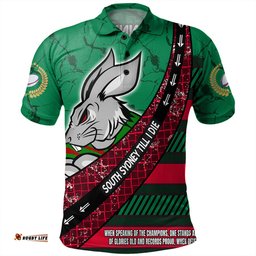 Amazing Aussie South Sydney Rabbitohs Theme Song For Rugby With Sporty Style Polo Shirt
