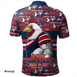 Amazing Aussie Sydney Roosters Champion���s Pride Comic Style Polo Shirt