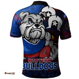 Amazing Aussie Western Bulldogs NAIDOC Spirit Of Country Polo Shirt