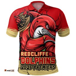 Amazing Aussie Redcliffe Dolphins Unleash Power In The Ultimate Battle Polo Shirt