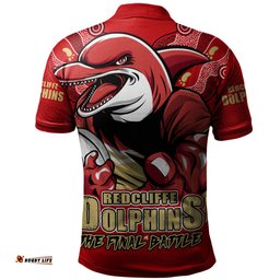 Amazing Aussie Redcliffe Dolphins Final Clash Battle Edition Polo Shirt