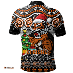 Amazing Aussie Wests Tigers Aussie Ugly Christmas For Die Hard Fan Supporters Polo Shirt