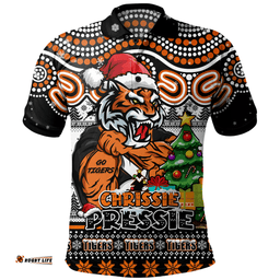 Amazing Aussie Wests Tigers Aussie Ugly Christmas For Die Hard Fan Supporters Polo Shirt