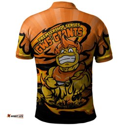 Amazing Aussie GWS GIANTS Premiership Series Flame Edition Polo Shirt