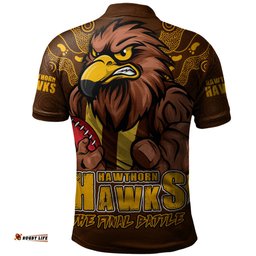 Amazing Aussie Hawthorn Final Clash Battle Edition Polo Shirt