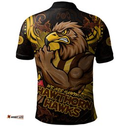 Amazing Aussie Hawthorn Spirit Warriors Of The Game Polo Shirt