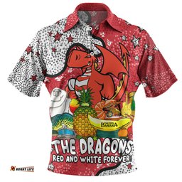 Amazing Aussie St. George Illawarra Dragons Custom Australian Big Things Polo Shirt