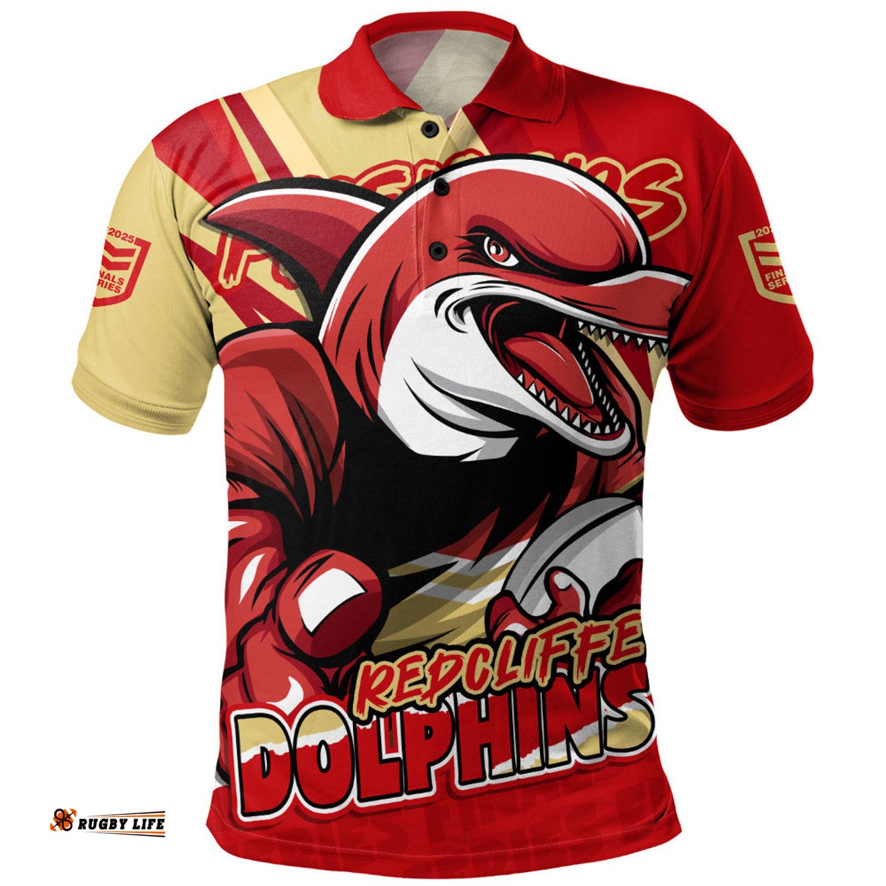 Amazing Aussie Redcliffe Dolphins Chasing Victory 2025 Final Series Pride Polo Shirt