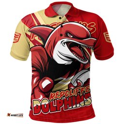 Amazing Aussie Redcliffe Dolphins Chasing Victory 2025 Final Series Pride Polo Shirt