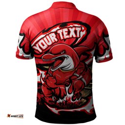 Amazing Aussie Redcliffe Dolphins Premiership Series Sports Gear Polo Shirt