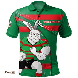 Amazing Aussie South Sydney Rabbitohs Custom Team Of Us Die Hard Fan Supporters Polo Shirt