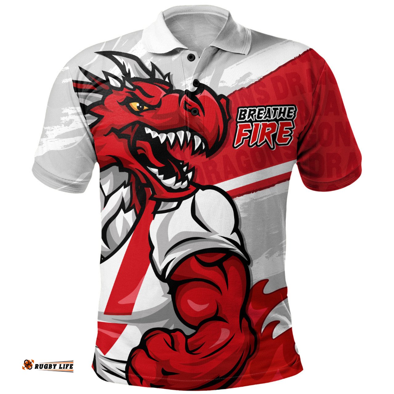 Amazing Aussie St. George Illawarra Dragons Defend The Pride Polo Shirt