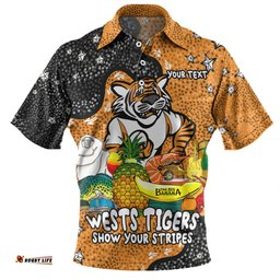 Amazing Aussie Wests Tigers Custom Australian Big Things Polo Shirt
