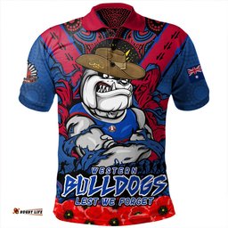 Amazing Aussie Western Bulldogs Ripped Legacy Of The Game The ANZAC Spirit Lives On Polo Shirt