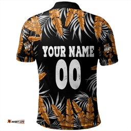 Amazing Aussie Wests Tigers Custom Tropical Patterns Wests Tigers Polo Shirt