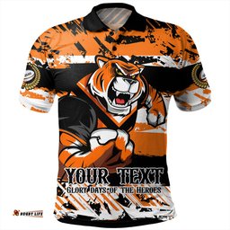 Amazing Aussie Wests Tigers Theme Song Inspired Polo Shirt