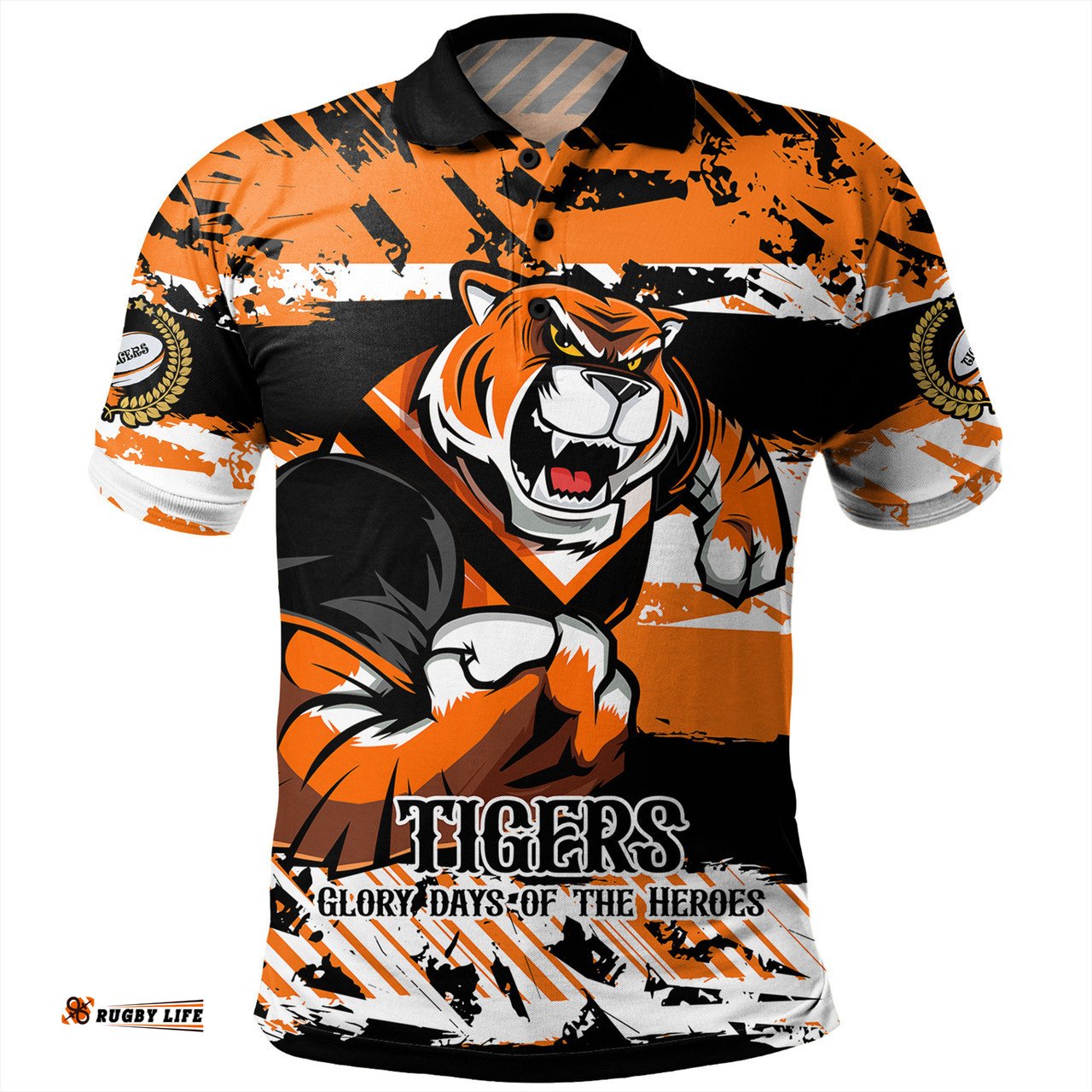 Amazing Aussie Wests Tigers Theme Song Inspired Polo Shirt