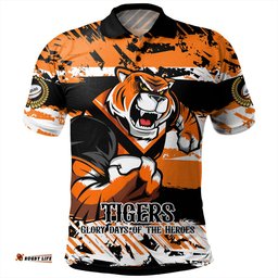 Amazing Aussie Wests Tigers Theme Song Inspired Polo Shirt