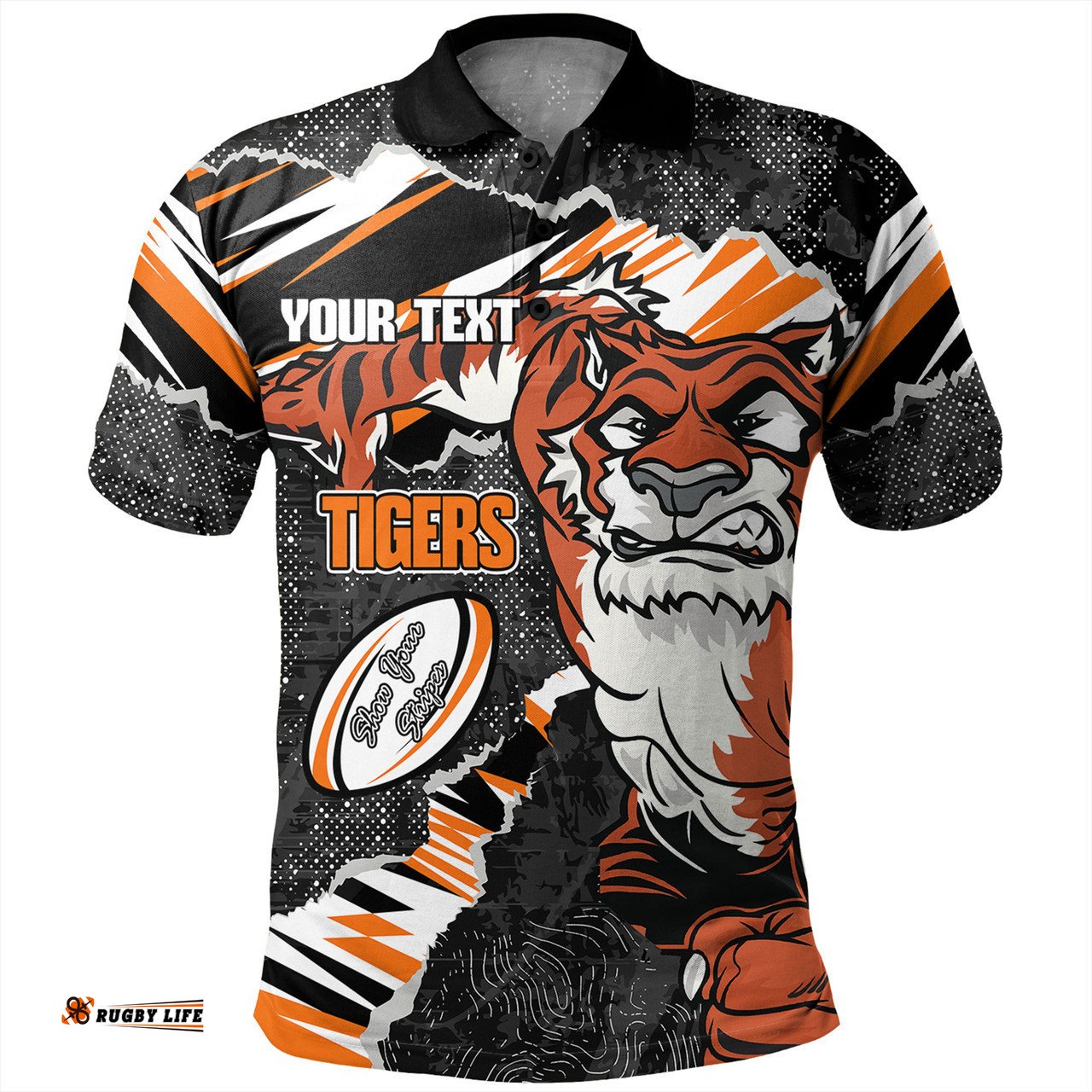 Amazing Aussie Wests Tigers Theme Song Polo Shirt