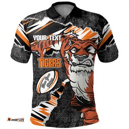 Amazing Aussie Wests Tigers Theme Song Polo Shirt