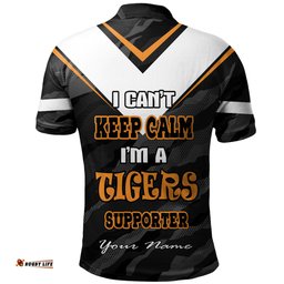 Amazing Aussie Wests Tigers Custom Wests Tigers Supporter Polo Shirt