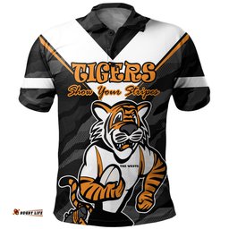 Amazing Aussie Wests Tigers Custom Wests Tigers Supporter Polo Shirt