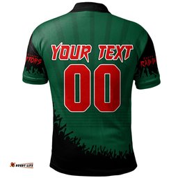 Amazing Aussie South Sydney Rabbitohs Heart Of A Fighter Tough And Fearless Polo Shirt