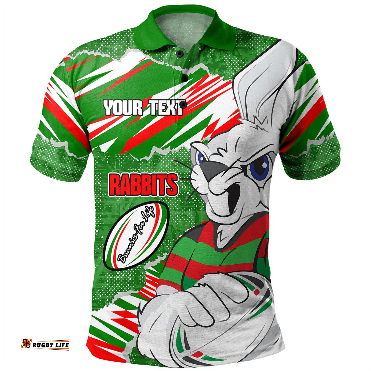 Amazing Aussie South Sydney Rabbitohs Theme Song Polo Shirt