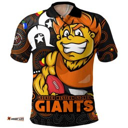 Amazing Aussie GWS GIANTS NAIDOC Spirit Of Country Polo Shirt