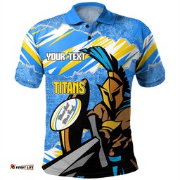 Amazing Aussie Gold Coast Titans Sport Theme Song Polo Shirt