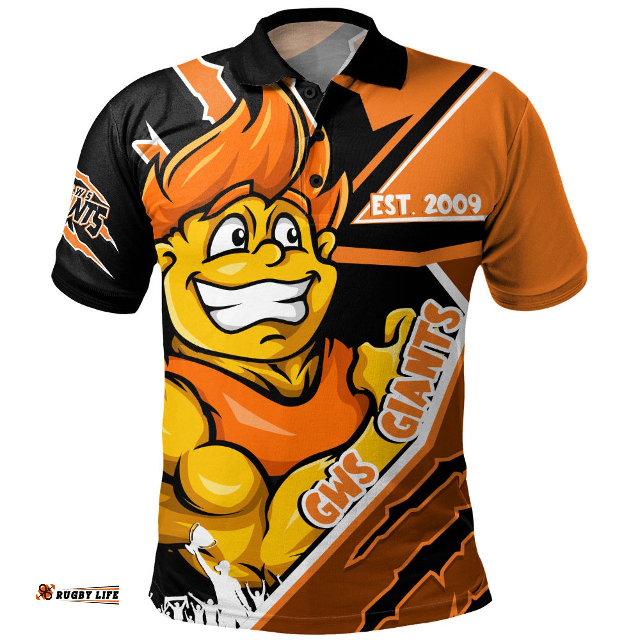Amazing Aussie GWS GIANTS Battlefield Glory Gear Polo Shirt