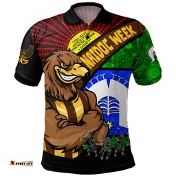 Amazing Aussie Hawthorn NAIDOC Week Pride Edition Polo Shirt