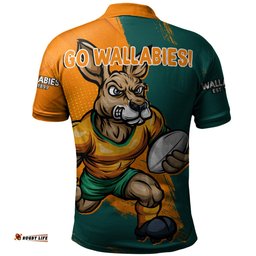 Amazing Aussie Aussie Wallabies Unstoppable Wallabies Spirit Of The Championship #2 Polo Shirt