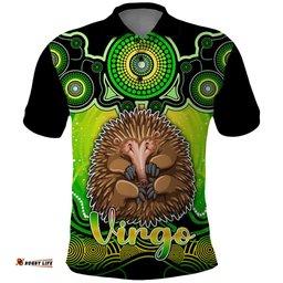 Personalised Australia Virgo Echidna Zodiac Polo Shirt Auz Astrology Aboriginal - Green - Tee Aussie