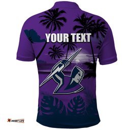 NRL Storm Polo Shirt Summer Vibe Style - Tee Aussie