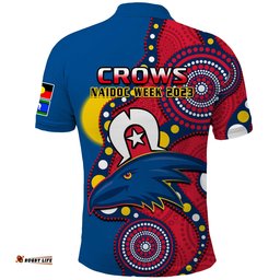 Adelaide Football NAIDOC 2023 Polo Shirt Crows For Our Elders Indigenous Amazing Aussie