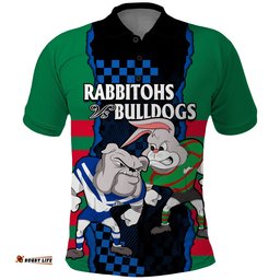 NRL Combine Rabbitohs and Bulldogs Polo Shirt Amazing Aussie