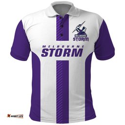Storm Rugby 2023 Polo Shirt White Sporty Go Storm - Tee Aussie